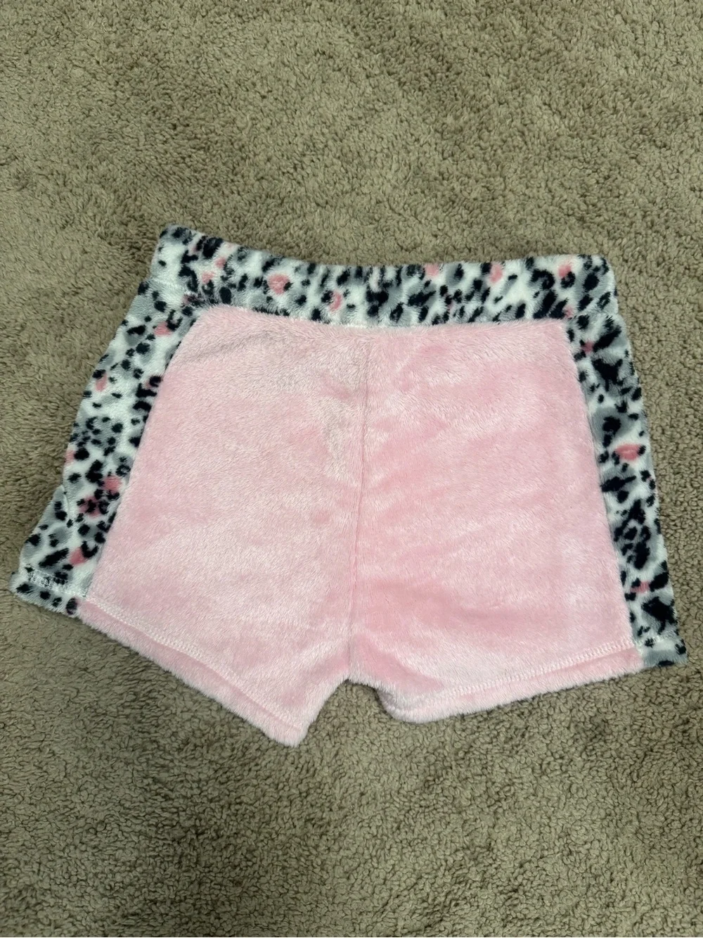 bebe Pink, Gray & White Leopard-Print 3-Piece Pajama Set